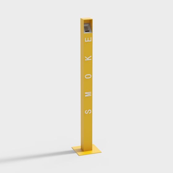 Colonne d'extinction de fumée jaune d'extérieur