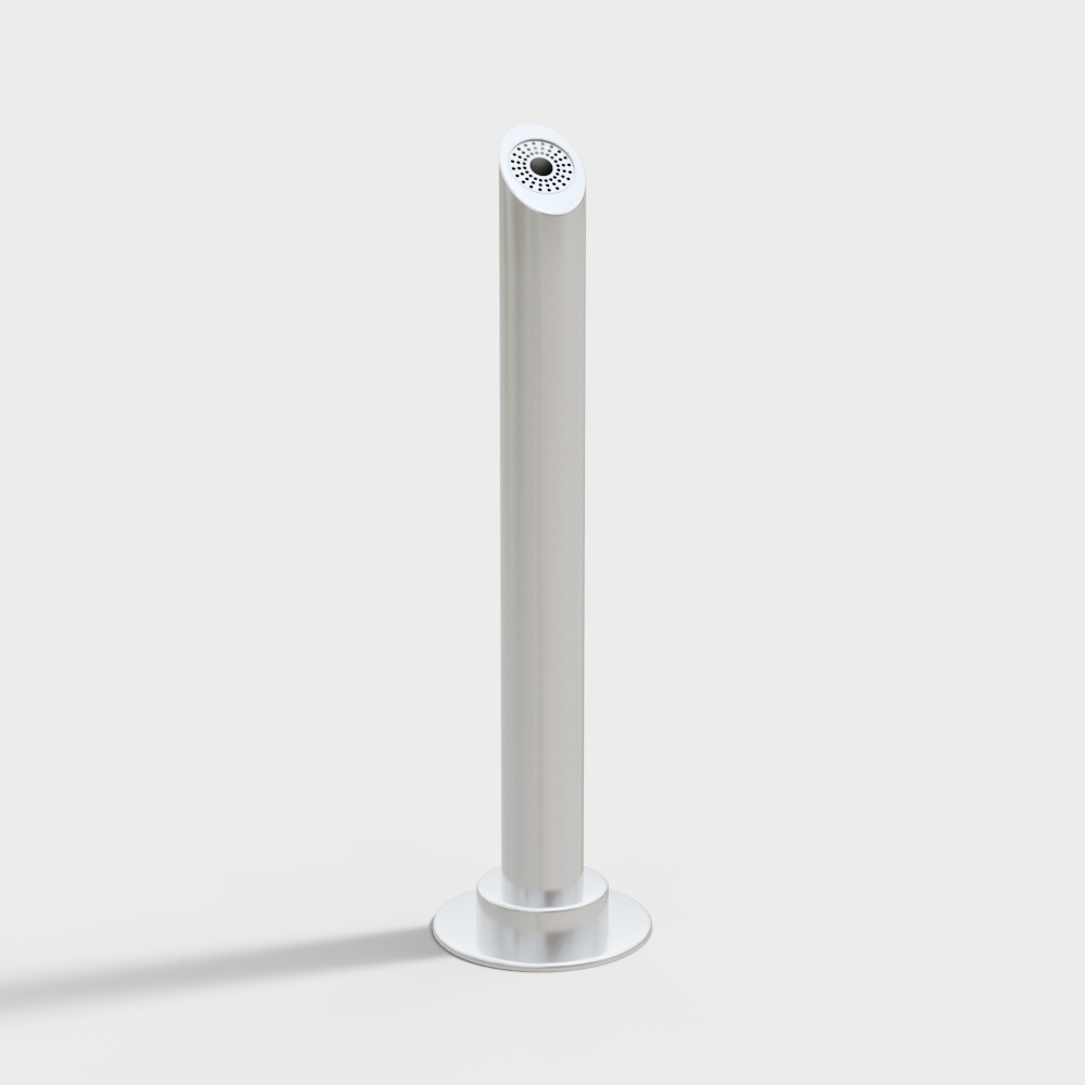 Smoke extinguisher column in smoking areas in public places