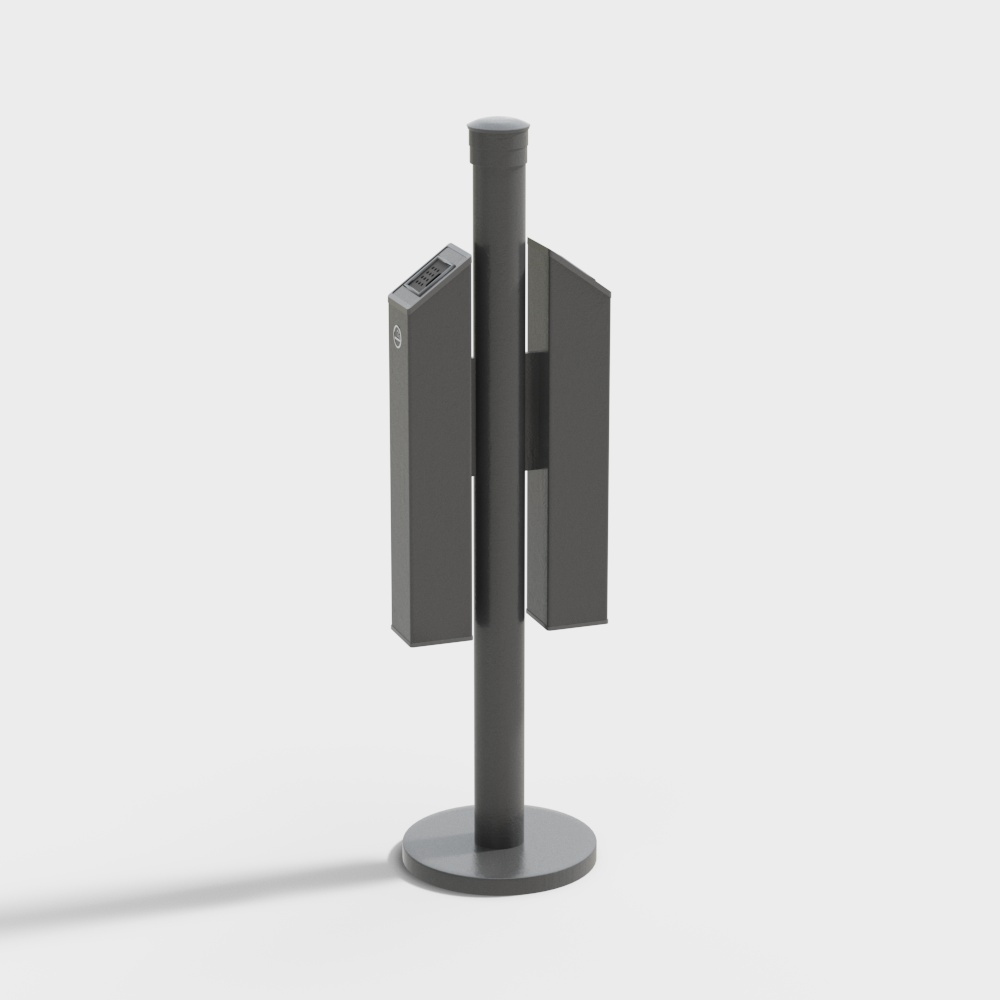 Outdoor smoke extinguishing column