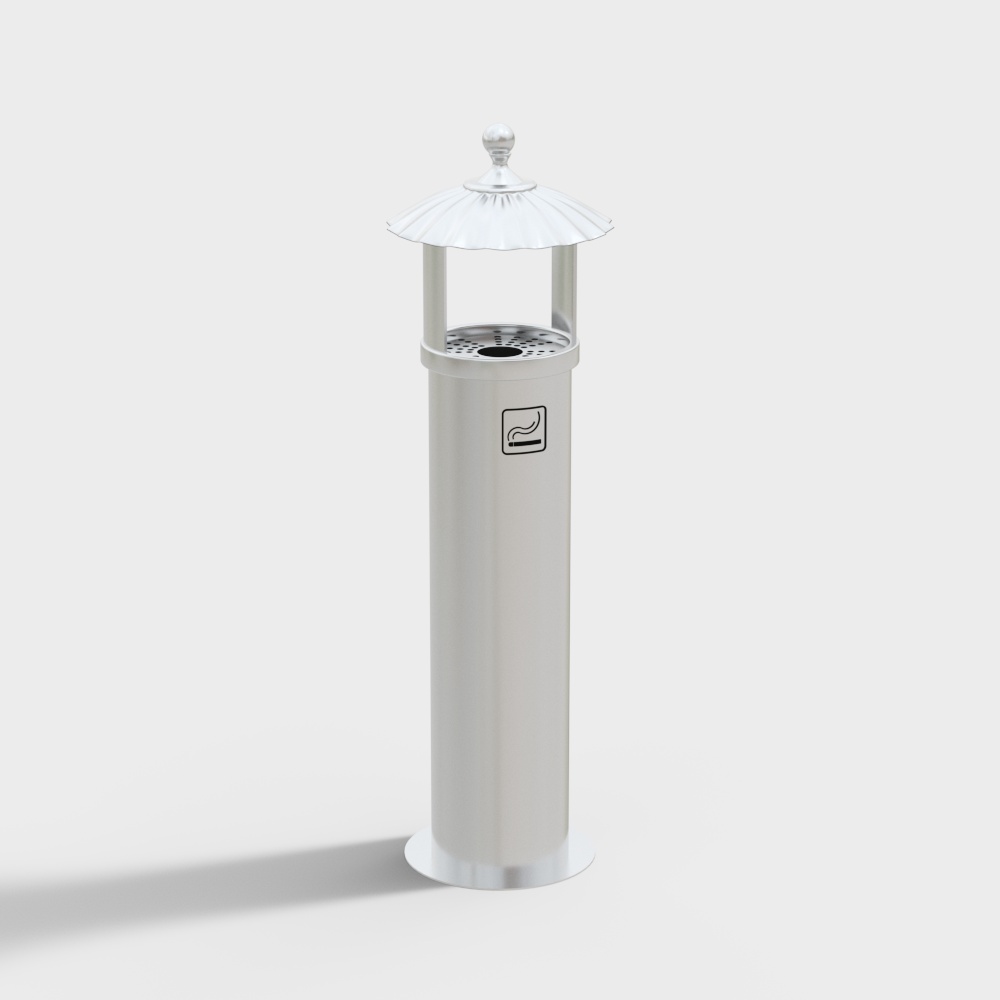 Outdoor smoke extinguishing column