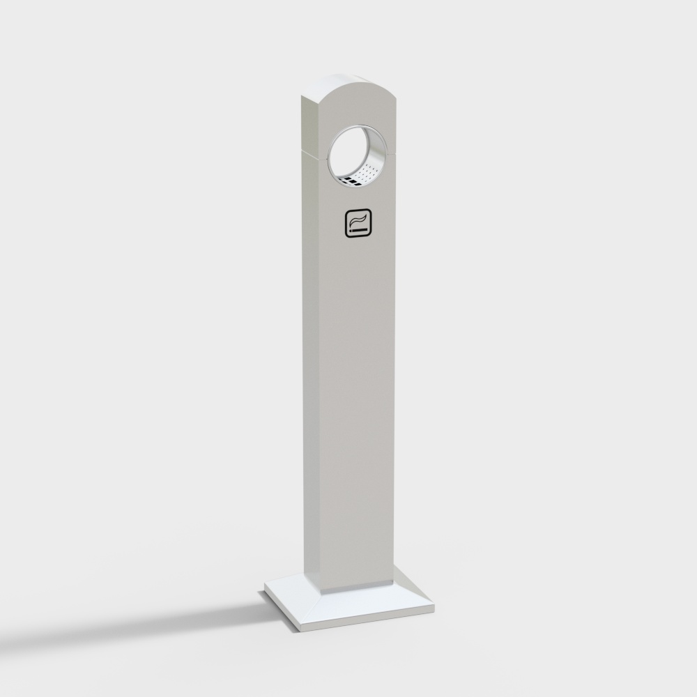 Colonne d'extincteur de fumée dans les zones fumeurs des lieux publics