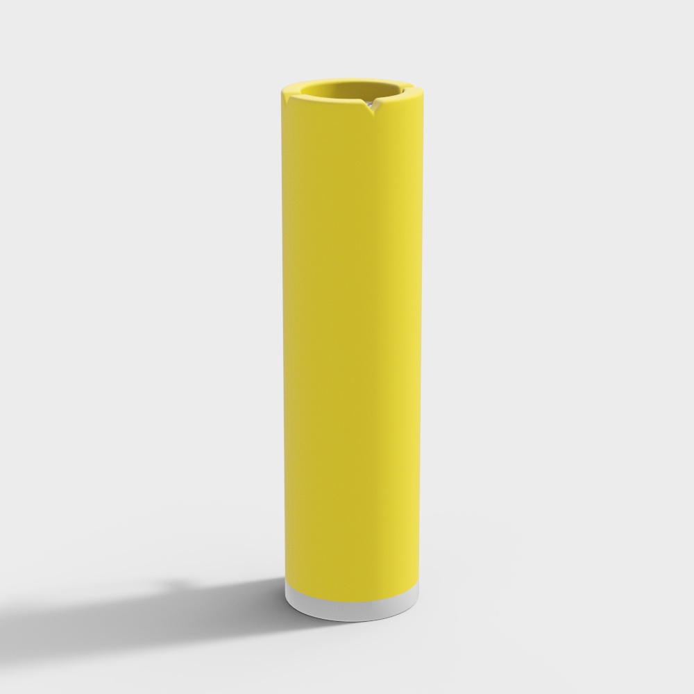 Smoking room wall-mounted yellow smoke extinguishing column