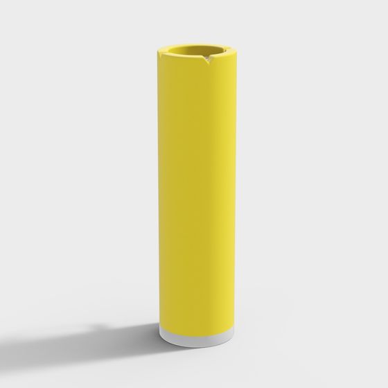 Smoking room wall-mounted yellow smoke extinguishing column