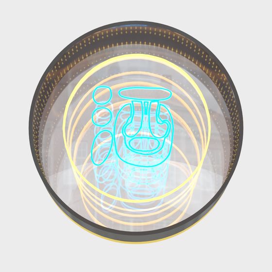 Captivating Neon Cup 3D Model for Creative Projects