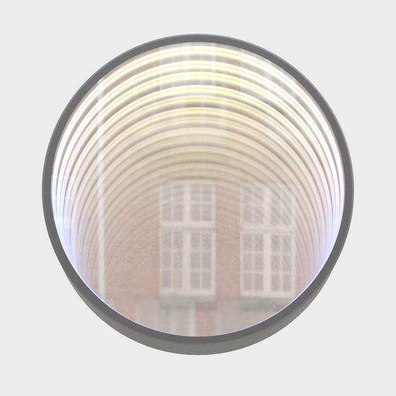 Stylish Low-Poly Time Tunnel 3D model for Creative Projects