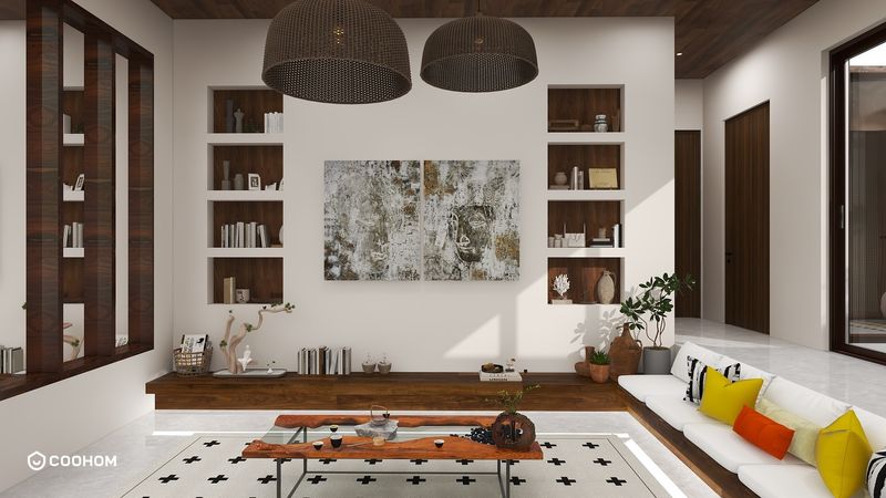 Modern Living Room with Natural Elegance