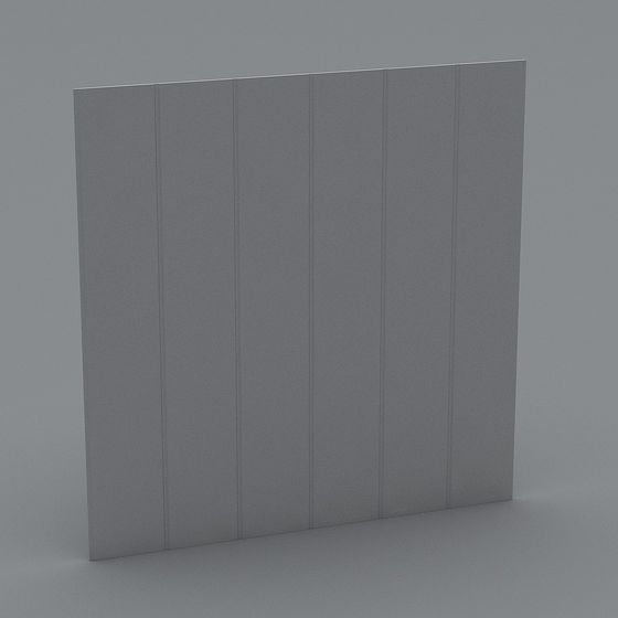 Modern Metal Partition Wall 3D model