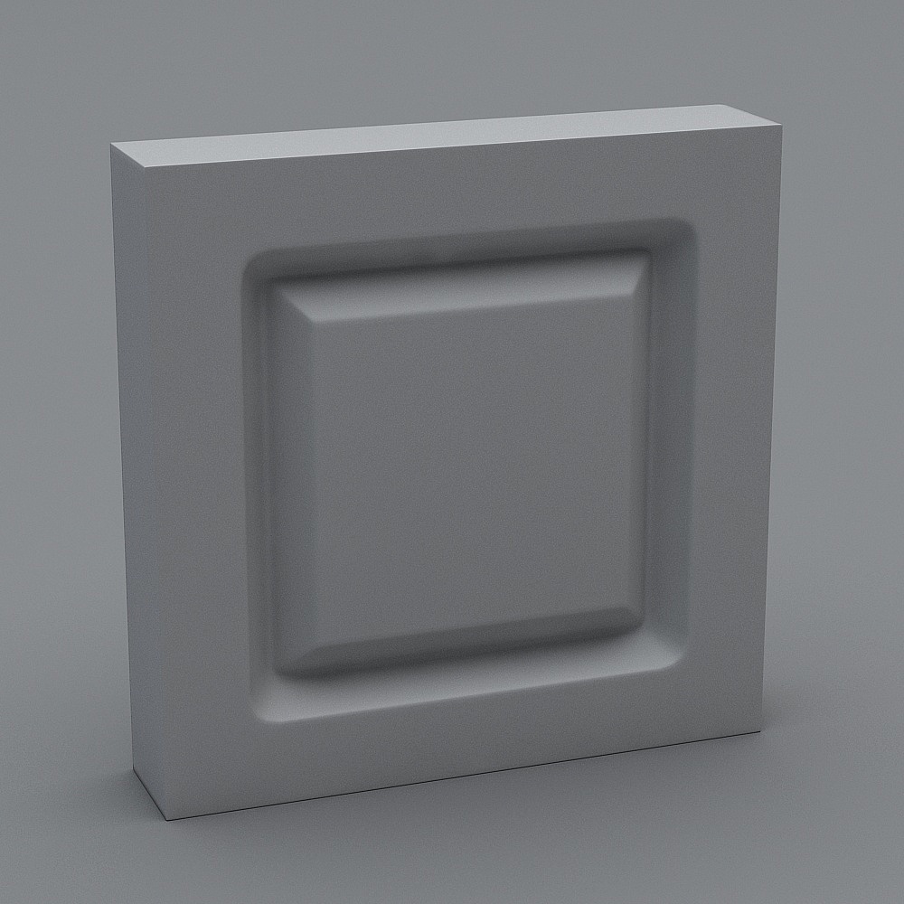 Modern Minimalist Window Frame 3D model