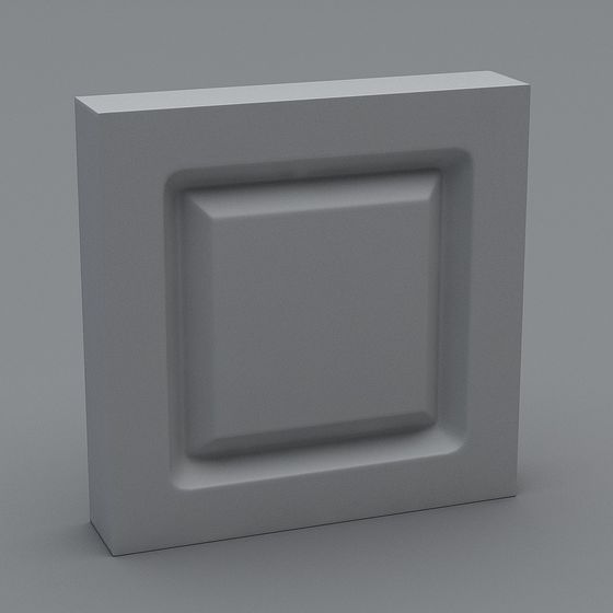 Modern Minimalist Window Frame 3D model