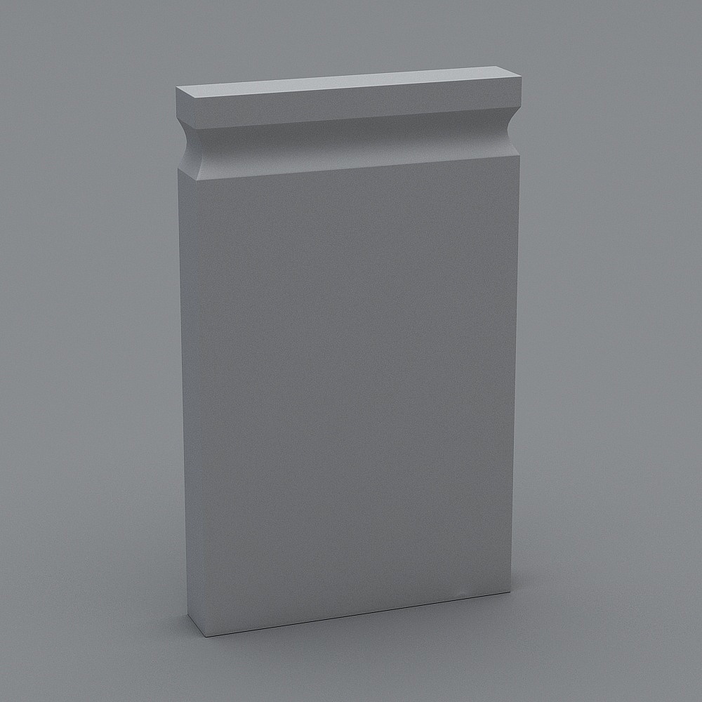 Modern Minimalist Concrete Corner 3D model