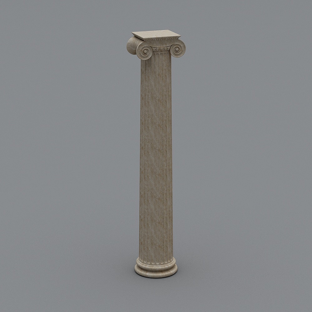 Classic Roman Column 3D model