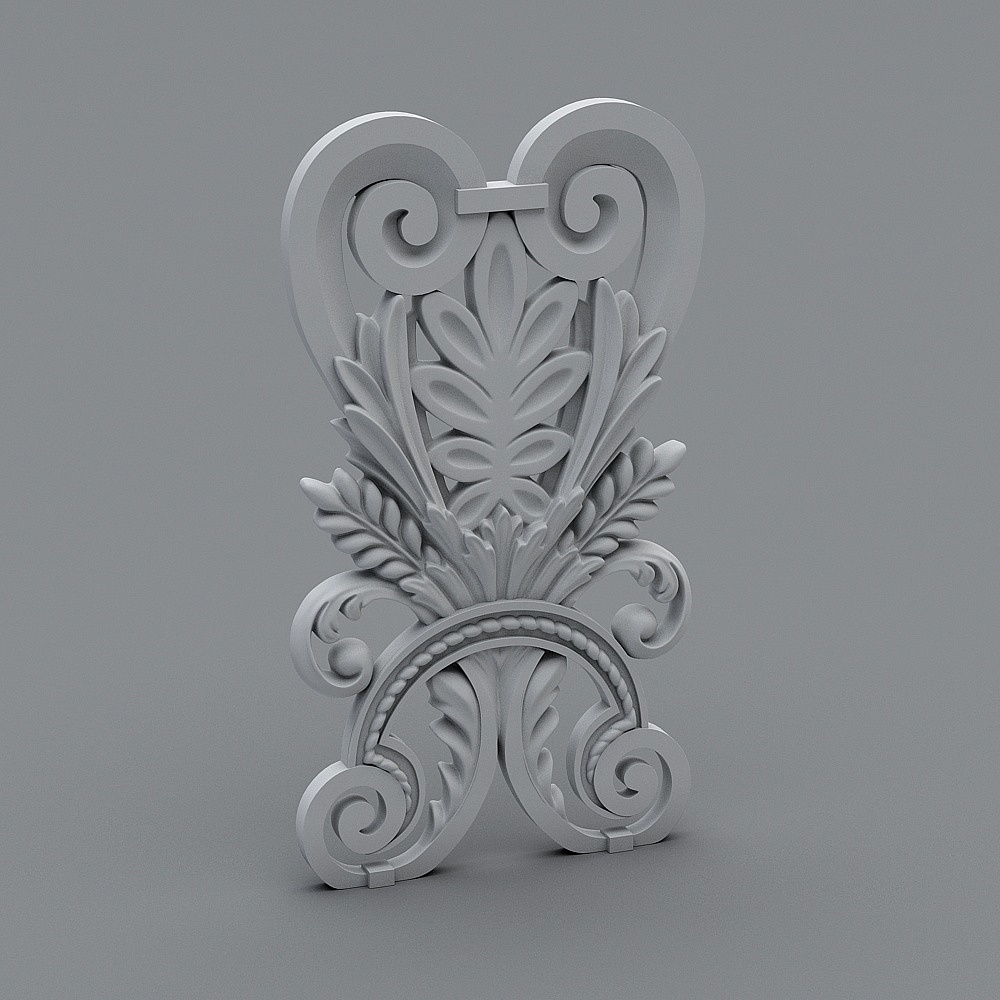 baroque rococo decoration wall pattern