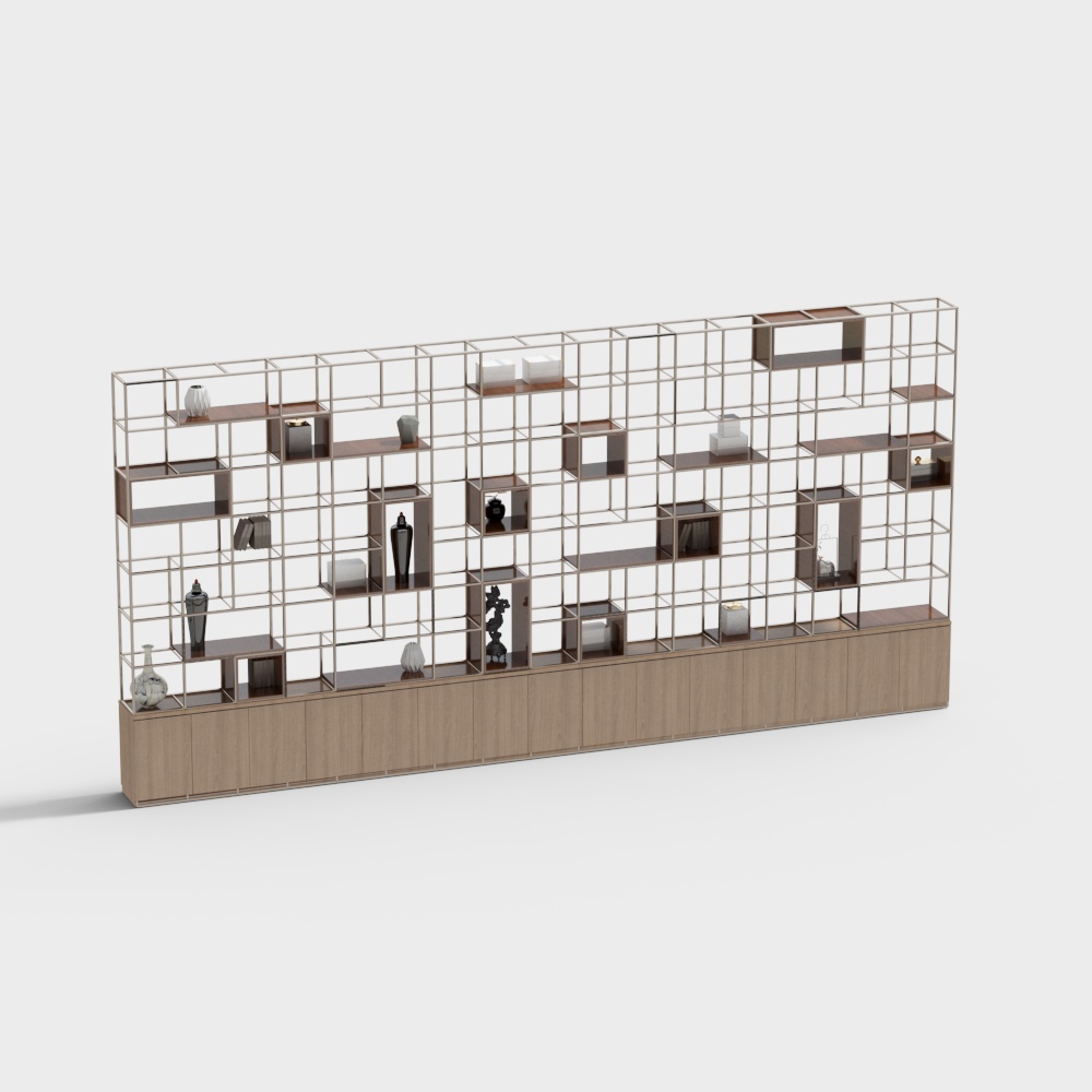 High cabinet in hotel lobby