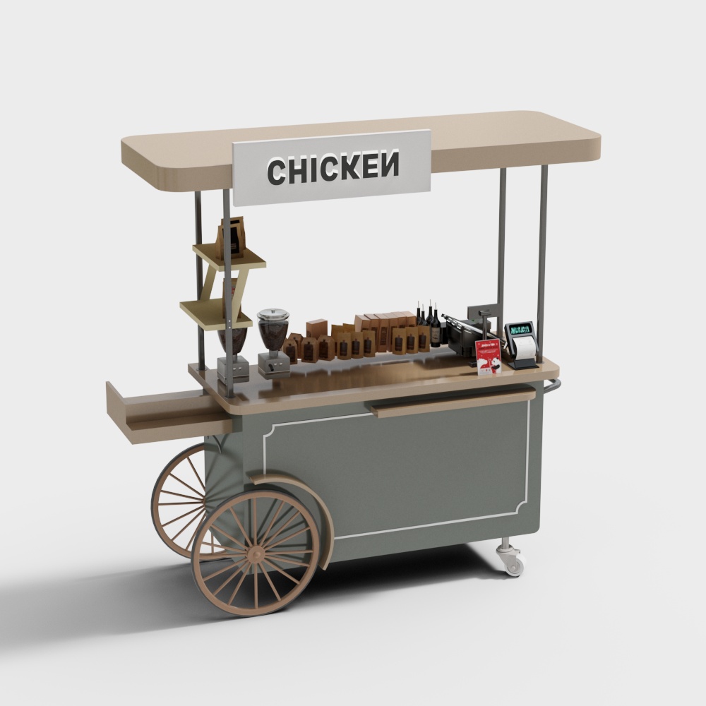 Catering decoration car