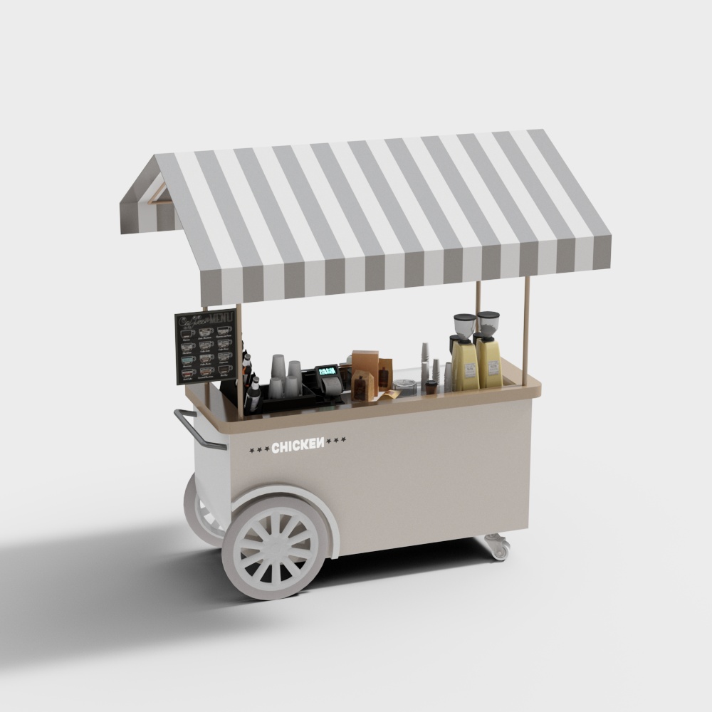 Catering decoration car