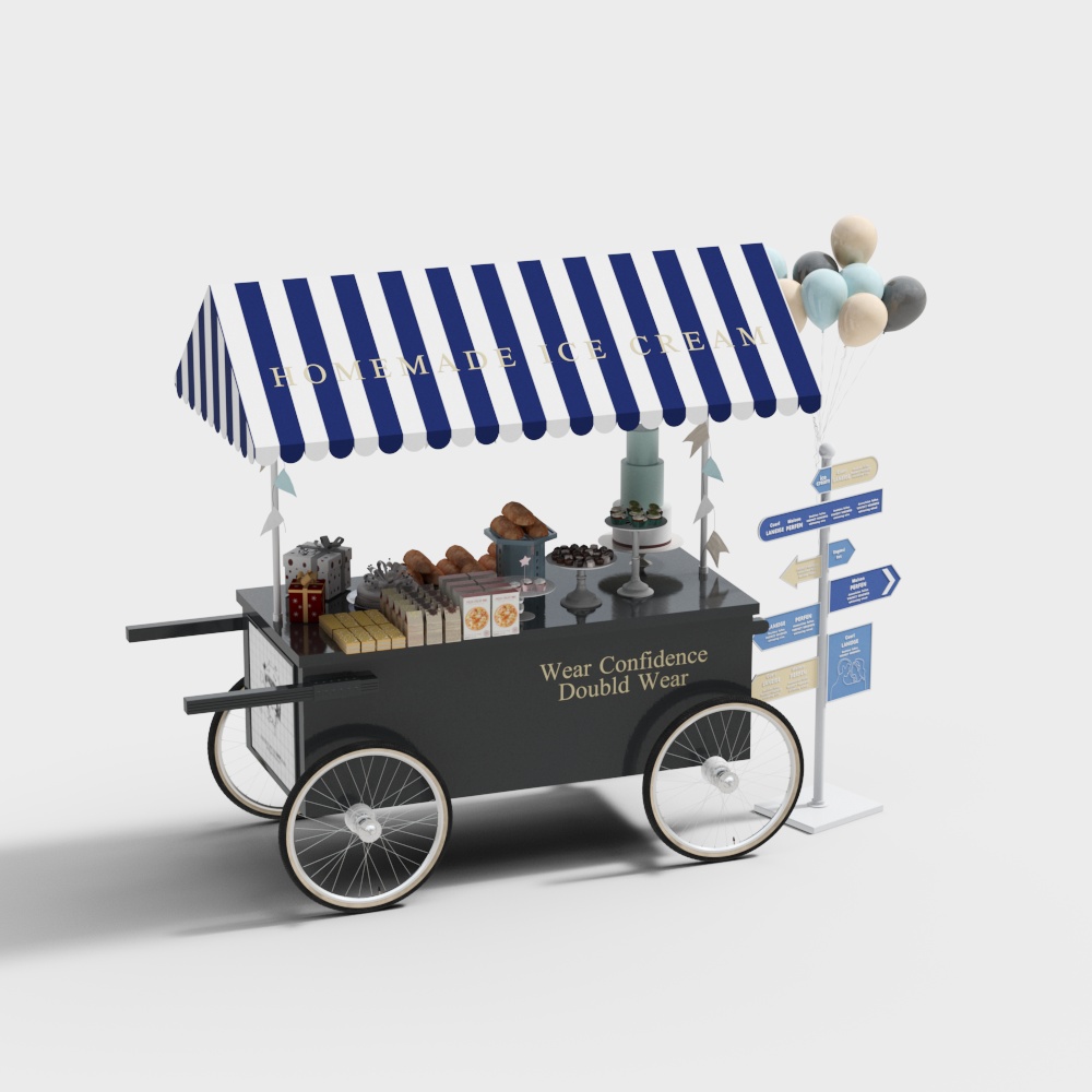 Catering decoration car