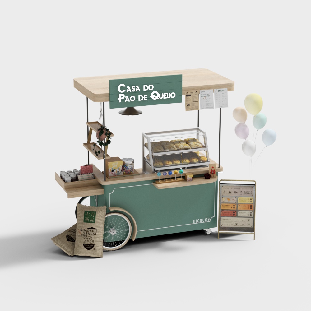 Catering decoration car