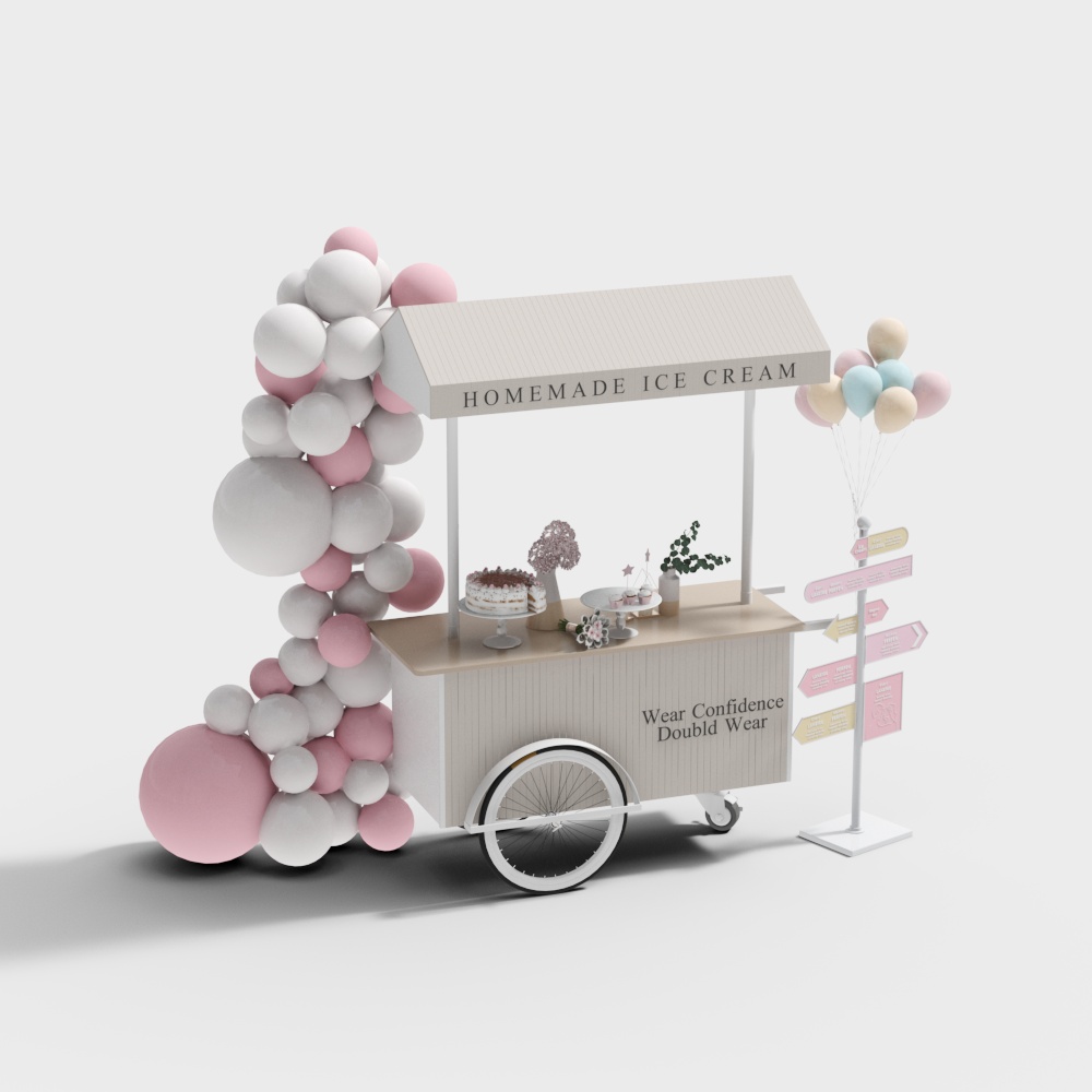 Catering decoration car