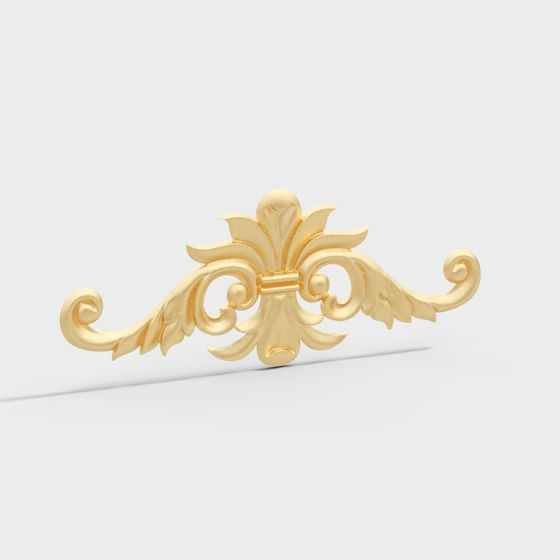 Fleur-de-Lis Ornament 3D model