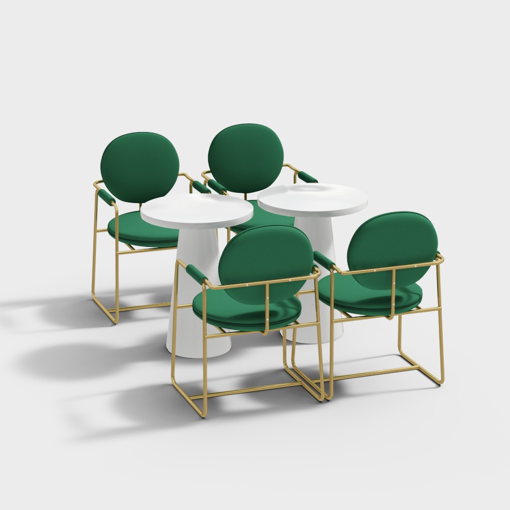 Cake shop leisure tables and chairs