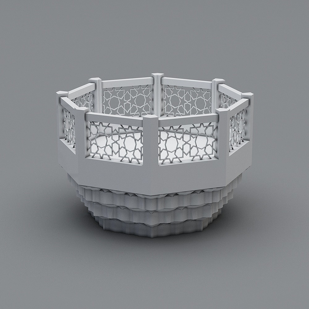 decorazione murale con pattern retro barocco rococò