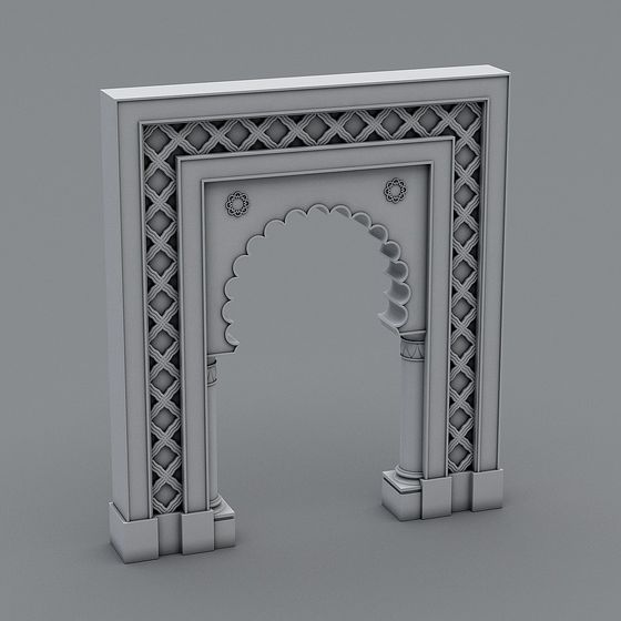 Arabesque Arch 3D model