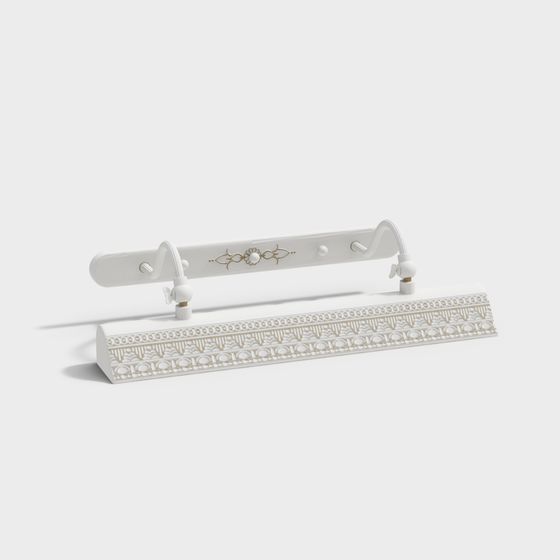 Stylish Classical Wall Lamp 3D Model for Creative Projects