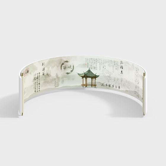Ancient Elegance Pavilion 3D Model
