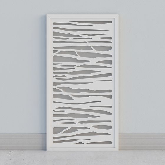 Abstract Branch Screen 3D model for Creative Designs