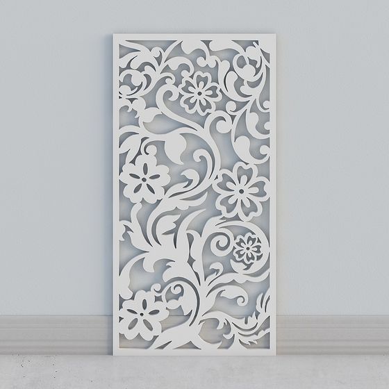 Floral Elegance 3D model for Aesthetic Spaces