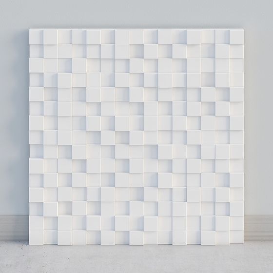 Cube Matrix 3D model for Modern Aesthetics