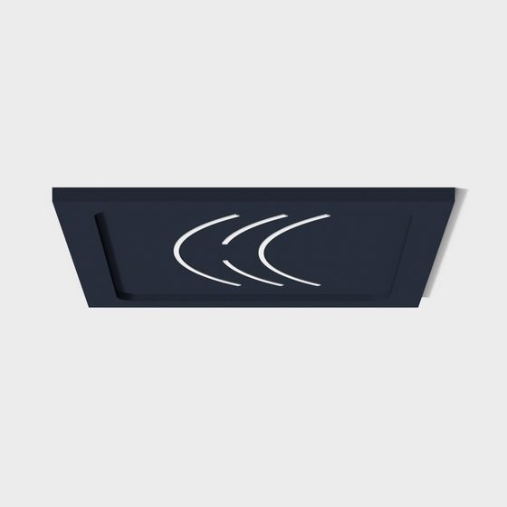 Streamlined Decorative Panel 3D model