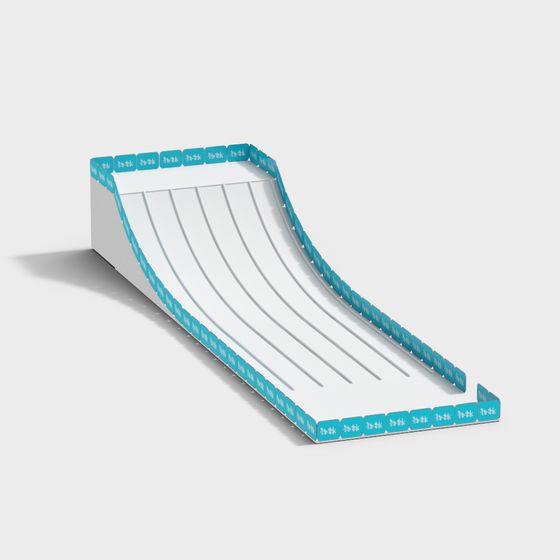 Roller Coaster Track 3D model