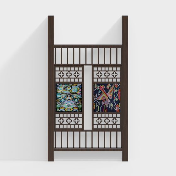 エスニックスタイルのパーティション