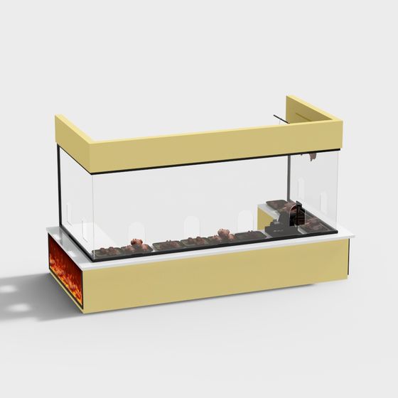 Low-Polygon Dessert Shop 3D model