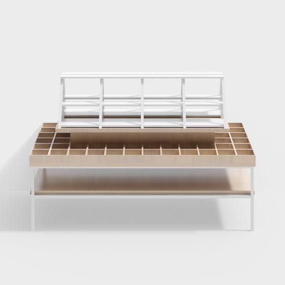 City Window Display Cabinet 3D model