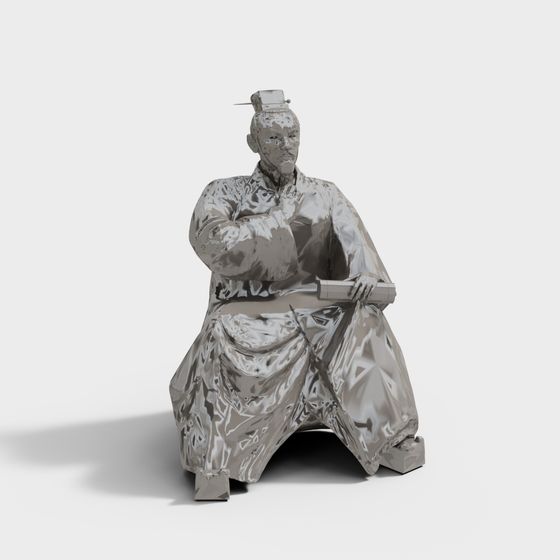 Ancient Scholar 3D model Ideal for Creative Projects