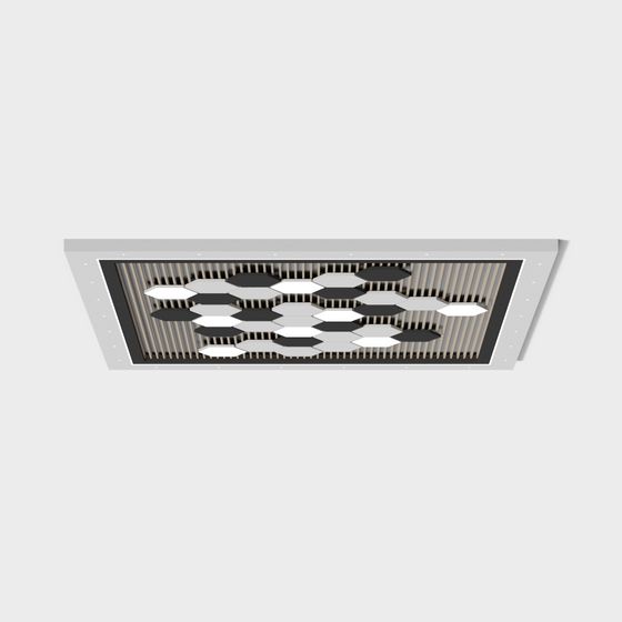 Stylish Geometric Ceiling Vent 3D model