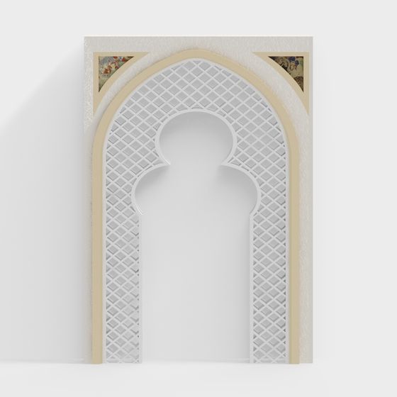 Arabesque Arch 3D model