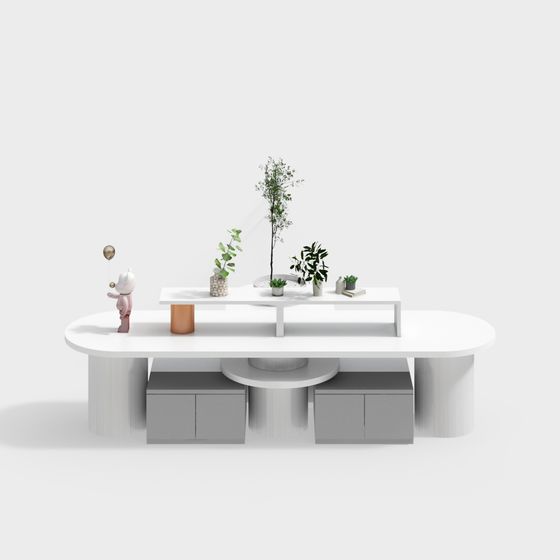 Urban Oasis 3D Model for Modern Interior Design