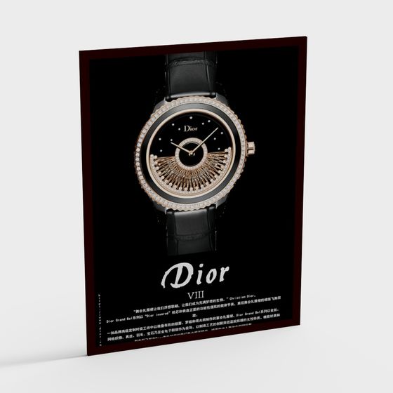 Dior Grand Bal Series Watch 3D model