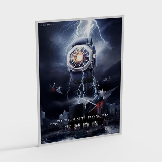 Elegant Power 3D model for Creative Projects