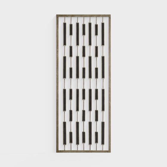 Piano Key Art Screen 3D model