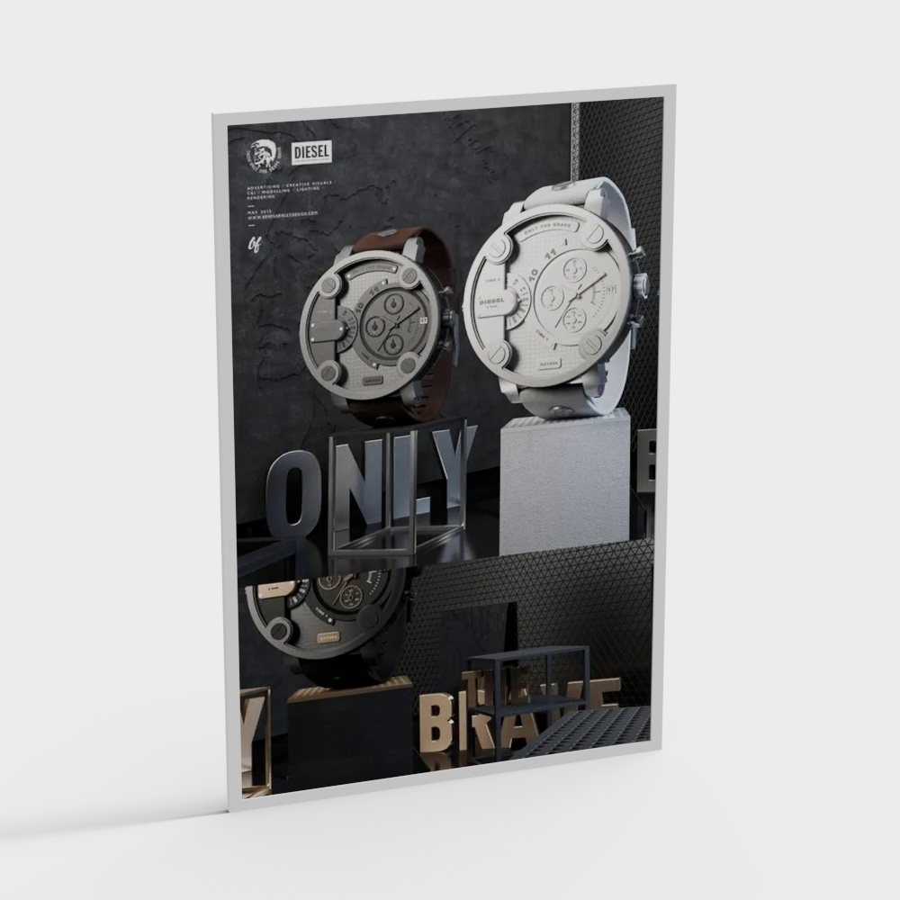 affiche de magasin de montres