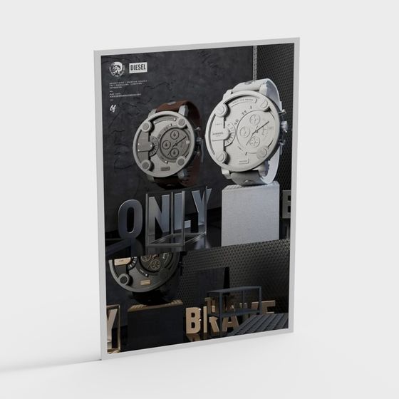 affiche de magasin de montres