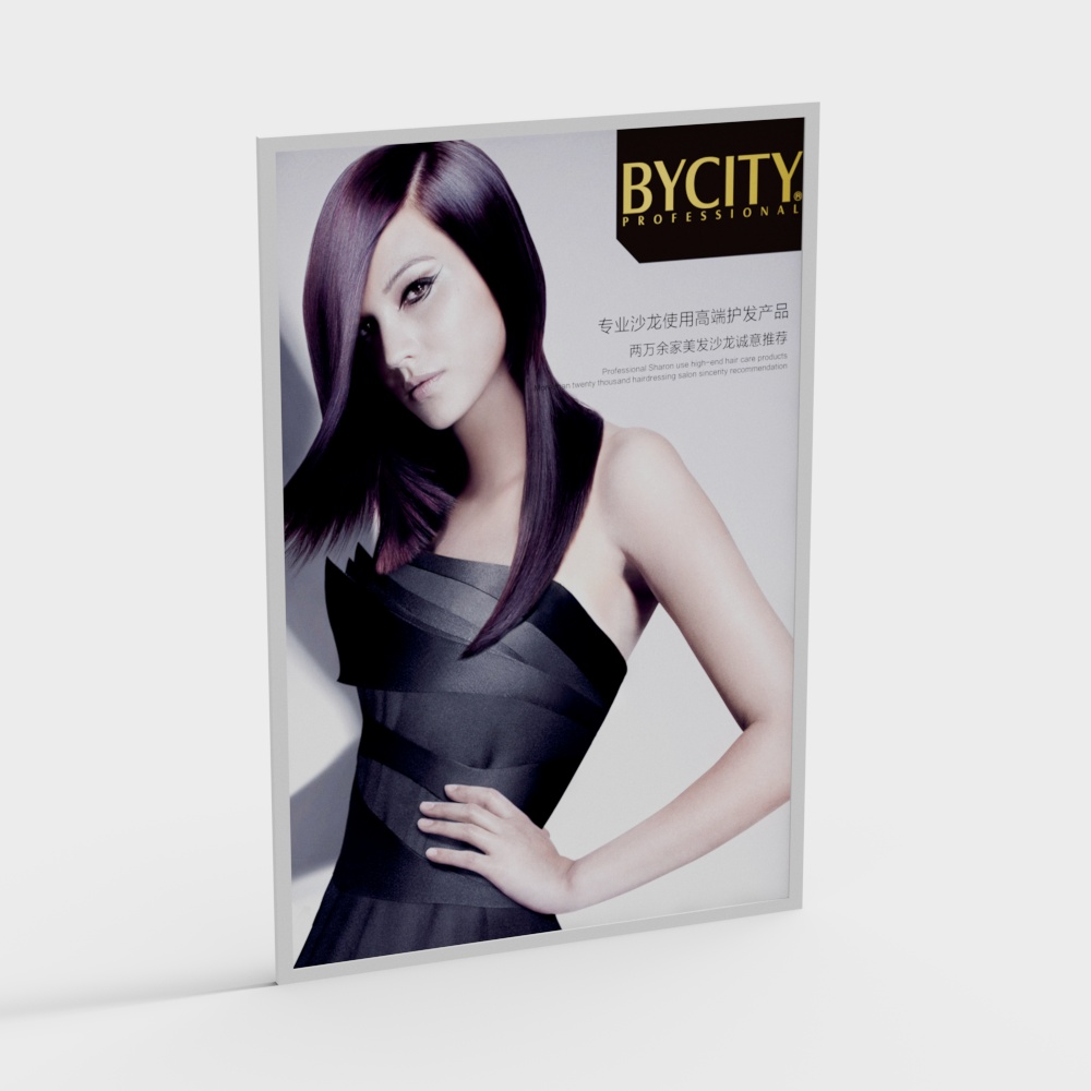 BYCITY Professional Poster 3D Model