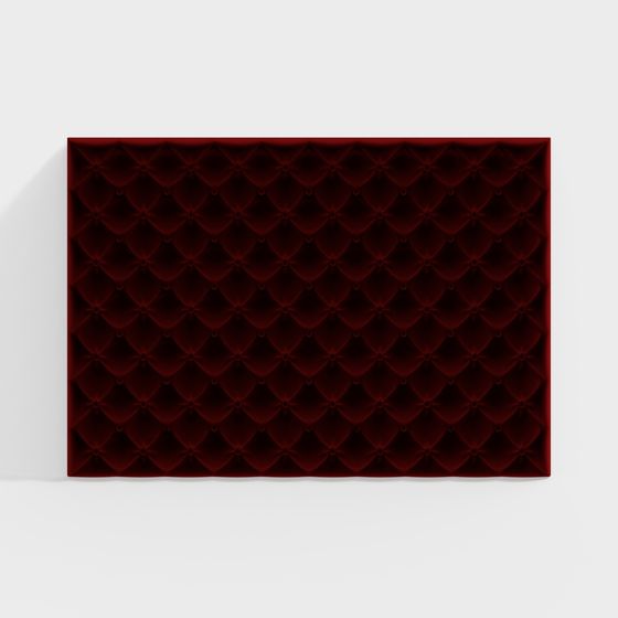 Royal Velvet Panel 3D model for Elegant Spaces