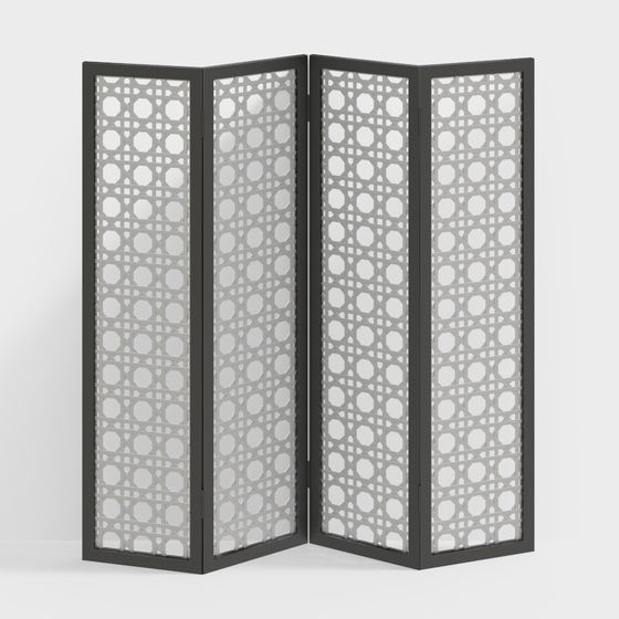 Elegant Geometric Screen 3D model