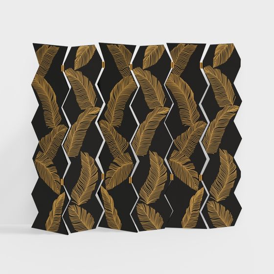 Feather Wall Panel 3D model