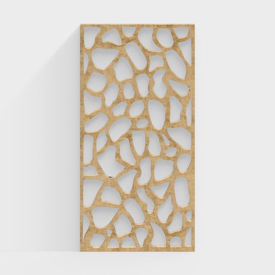 Abstract Metal Screen 3D model